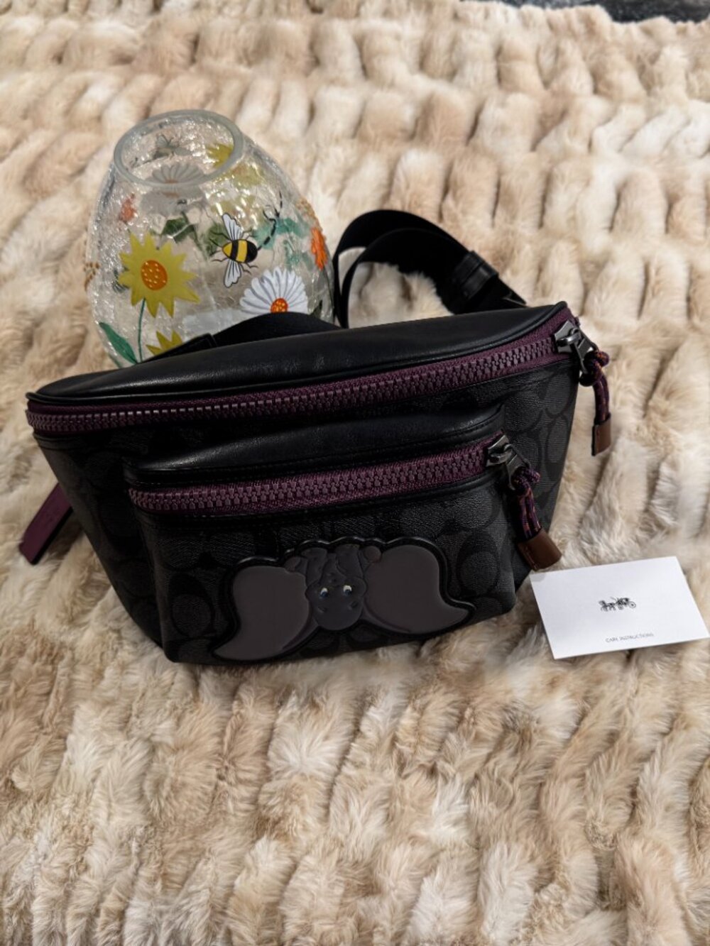 Disney X Coach Terrain Belt Bag In Signature Canvas With Dumbo NWOT Unisex - Picture 2 of 11